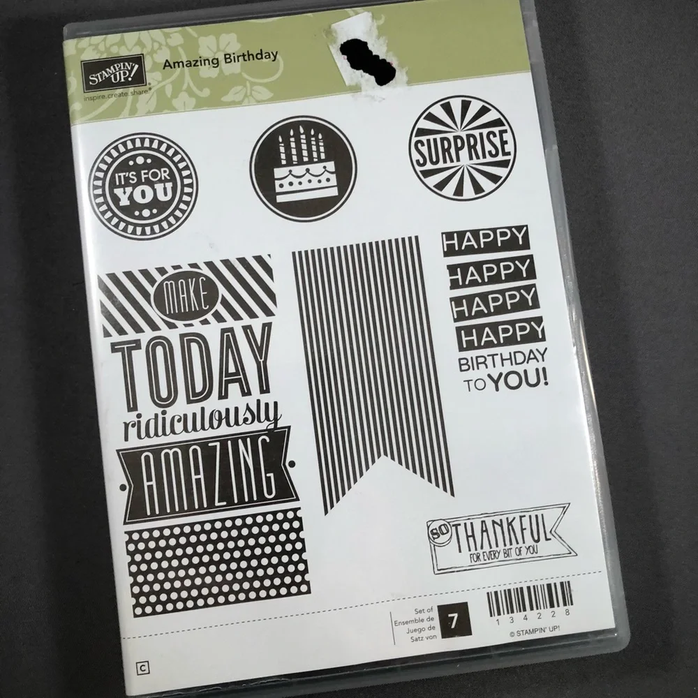 Stampin Up! Amazing Birthday stamp set